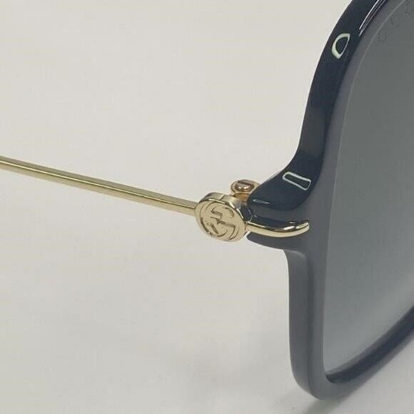 💯- New Authentic Gucci Grey Butterfly Ladies Sunglasses GG1267S 001 60 - Picture 3 of 13